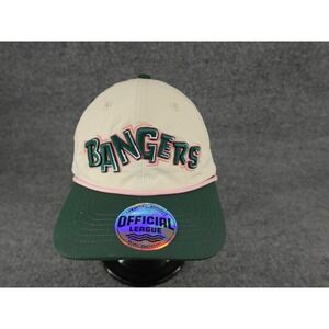 Official League Portland Bangers Hat Cream Green Nylon Water Resistant OSFM NEW